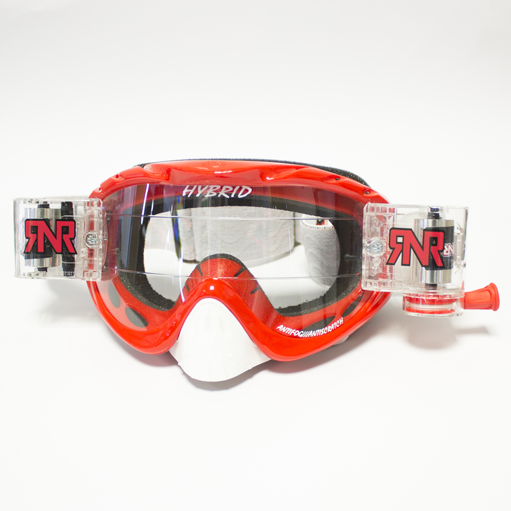 RNR HYBRID FULLY LOADED R/P GOGGLE BRILLIANT RED